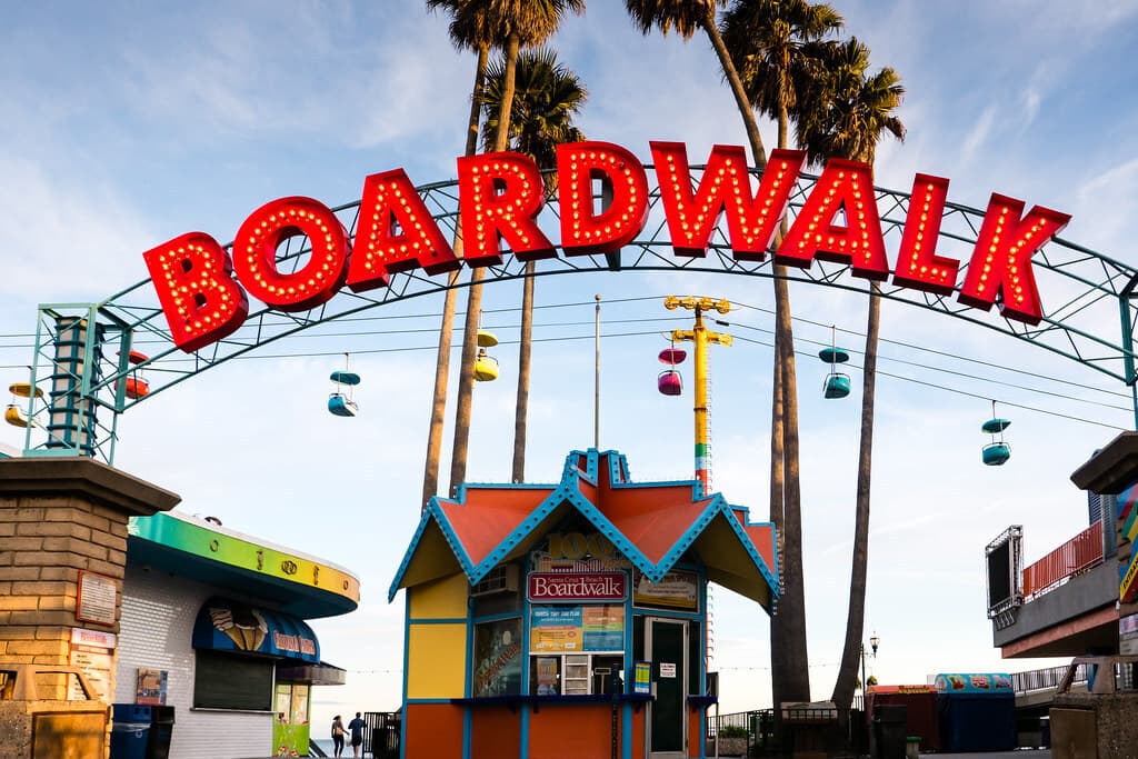 Huntington Beach, California boardwalk